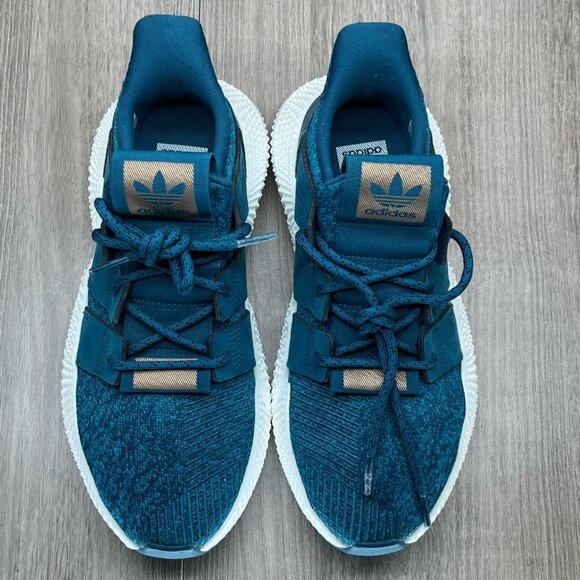 Adidas Sneakers Womens Sz 7.5 Prophene Low Top Athletic Running Blue CQ2541 - Picture 5 of 11